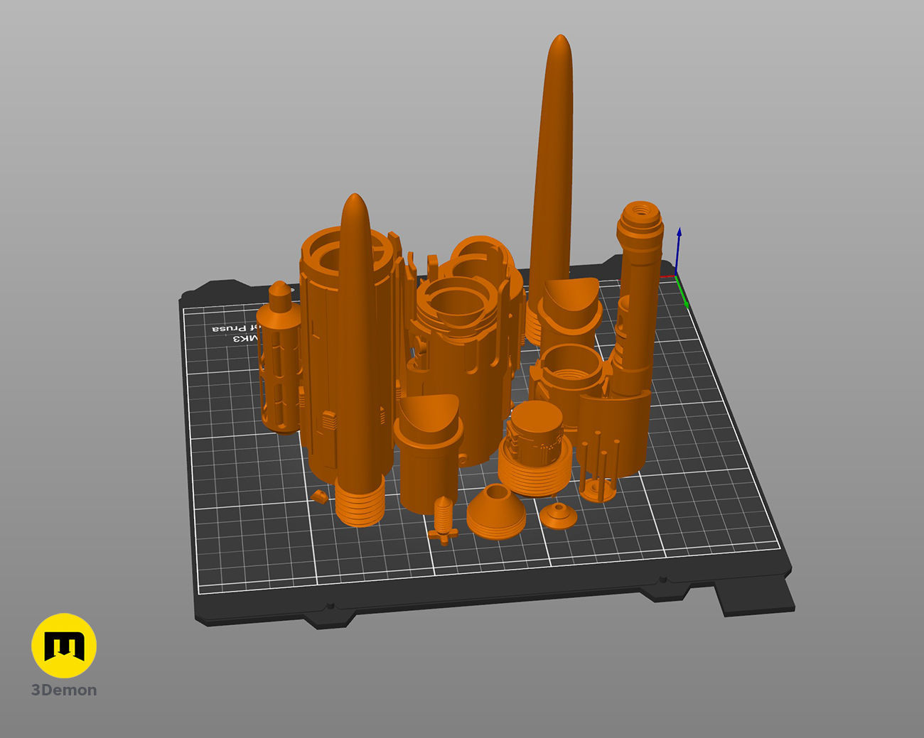 Kylo Ren lightsaber 3D print model_5