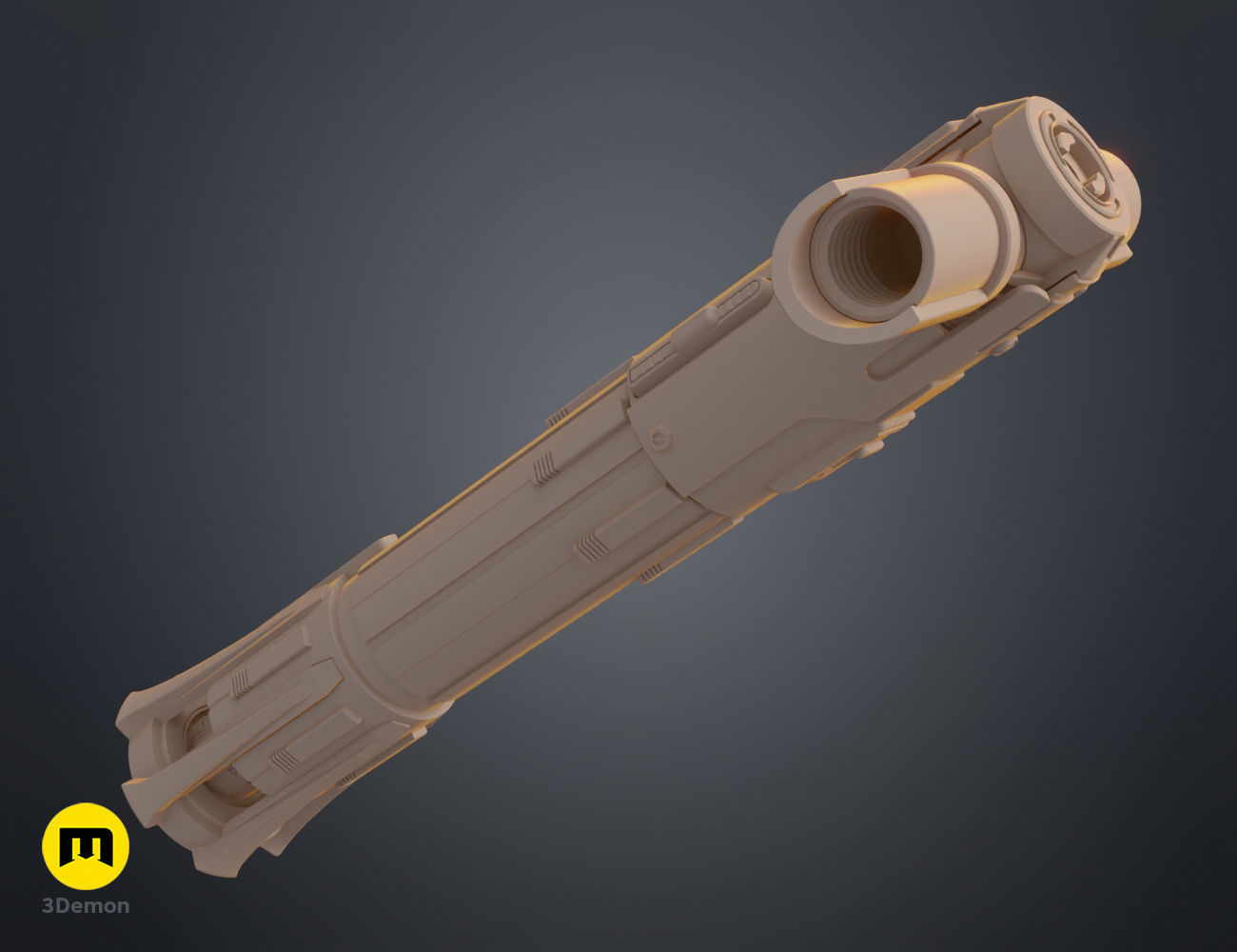 Kylo Ren lightsaber 3D print model_10