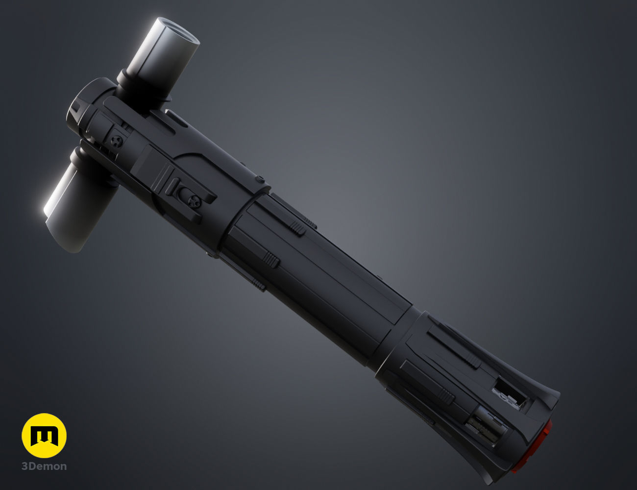 Kylo Ren lightsaber 3D print model_9