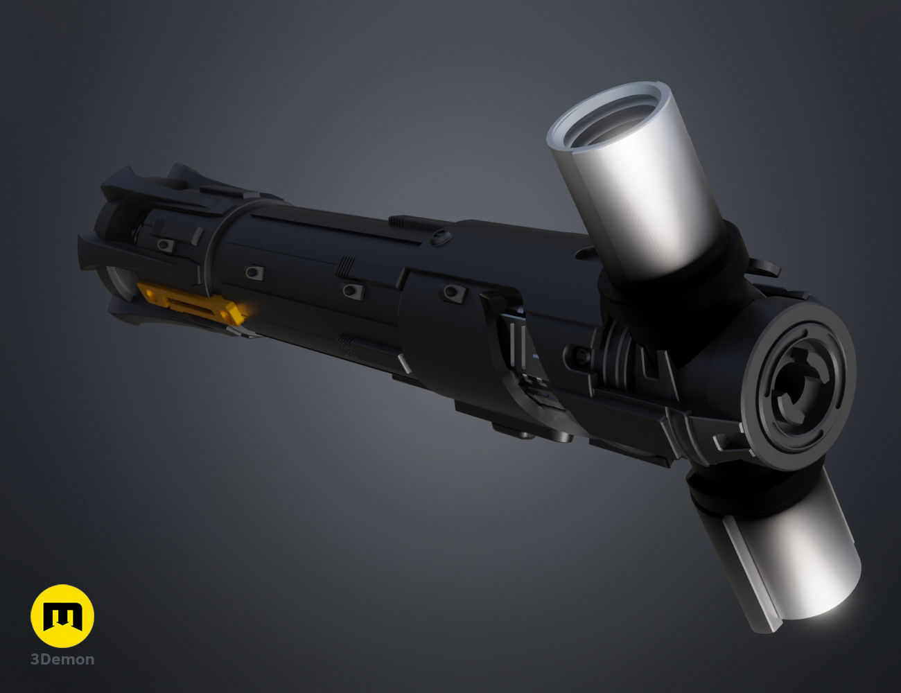 Kylo Ren lightsaber 3D print model_2