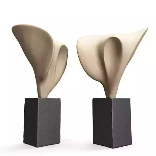 Round knot absrtract sculpture