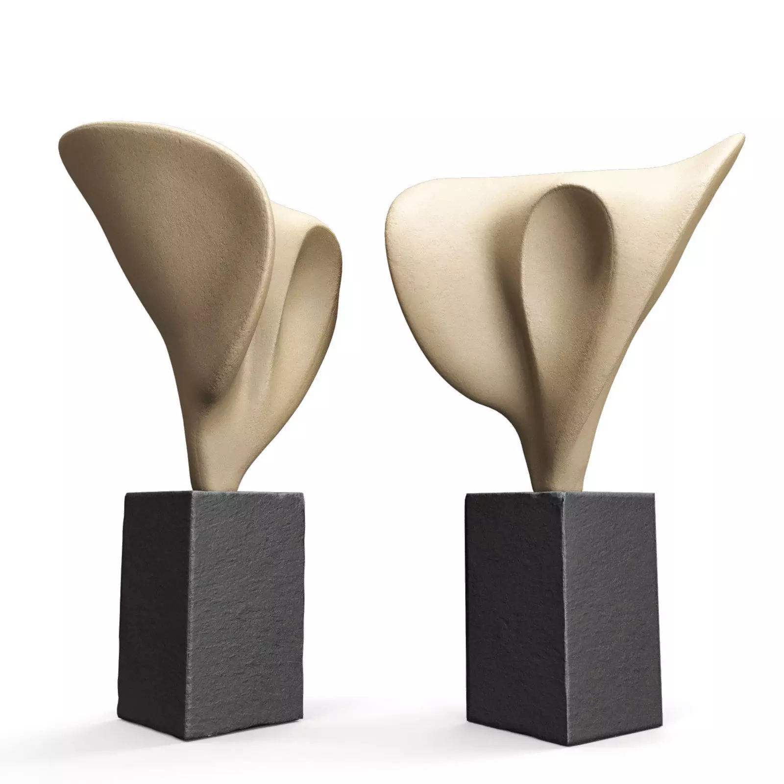 Round knot absrtract sculpture 3D model_0