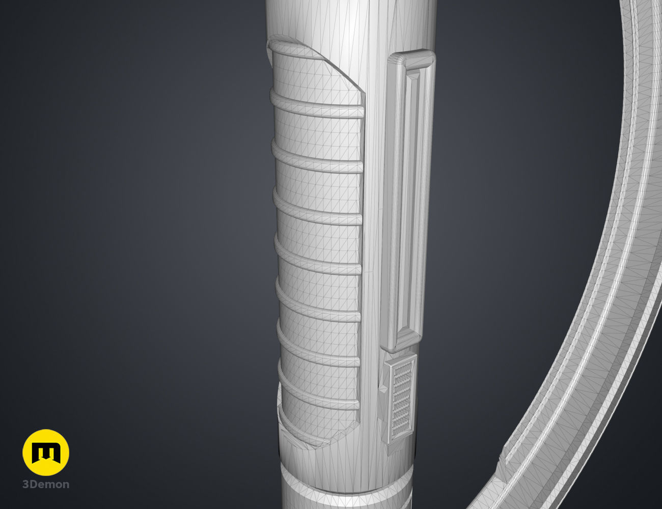Grand Inquisitor Lightsaber - Obi-Wan 3D print model_20