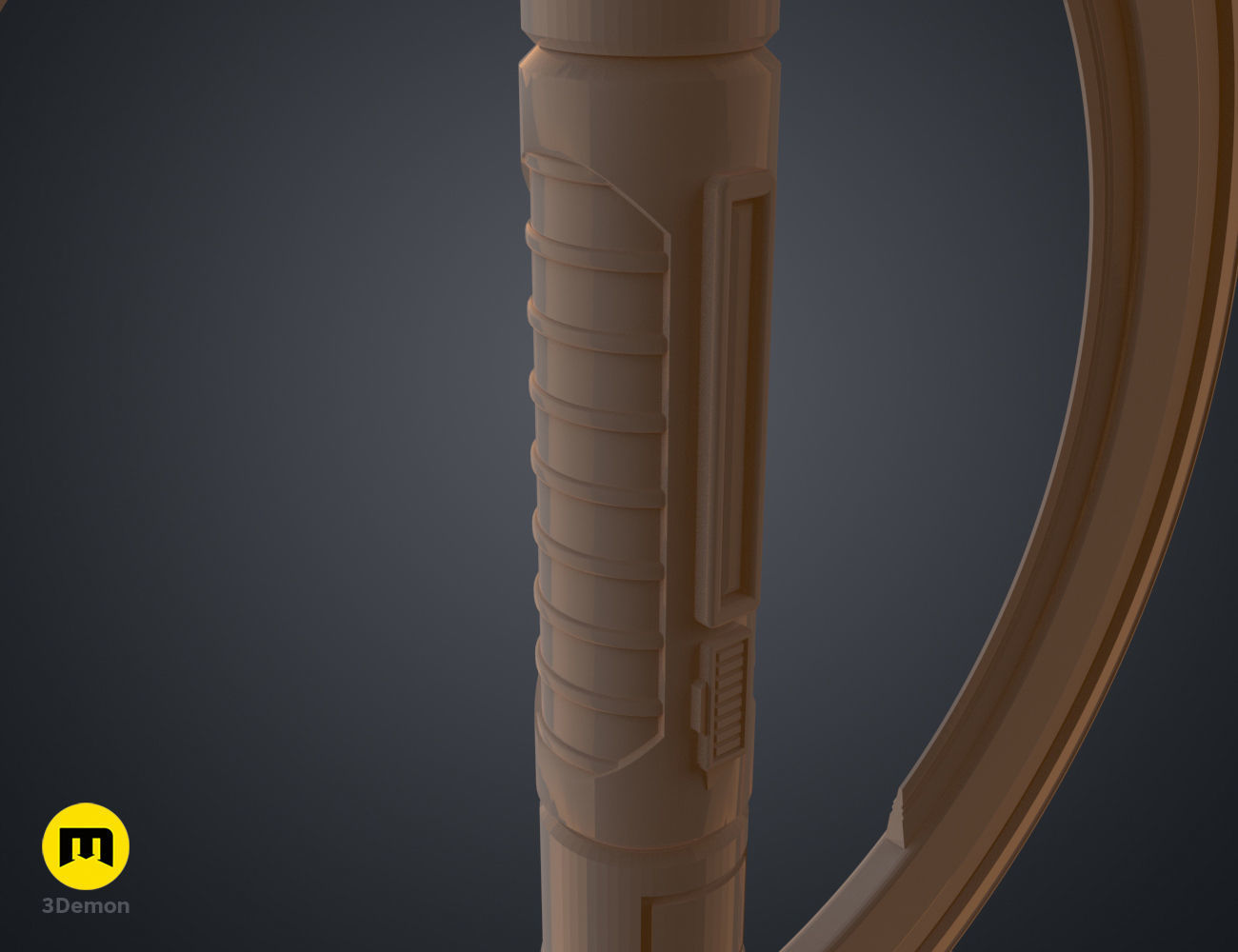 Grand Inquisitor Lightsaber - Obi-Wan 3D print model_16