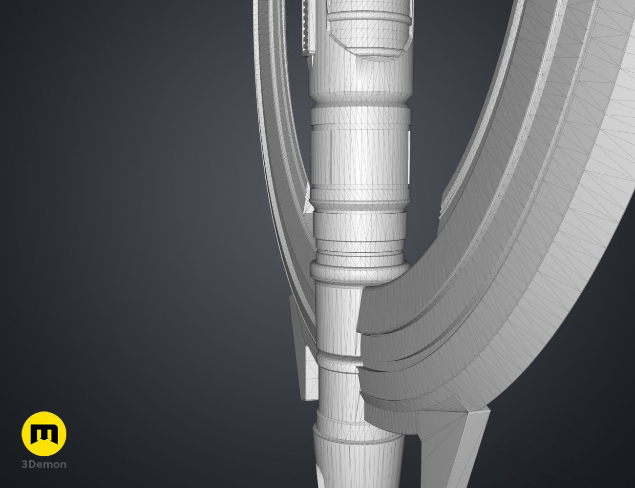 Grand Inquisitor Lightsaber - Obi-Wan 3D print model_18