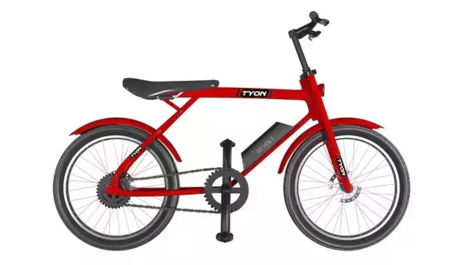 Tyon - A Futuristic Electric Bike Bicycle 3D model