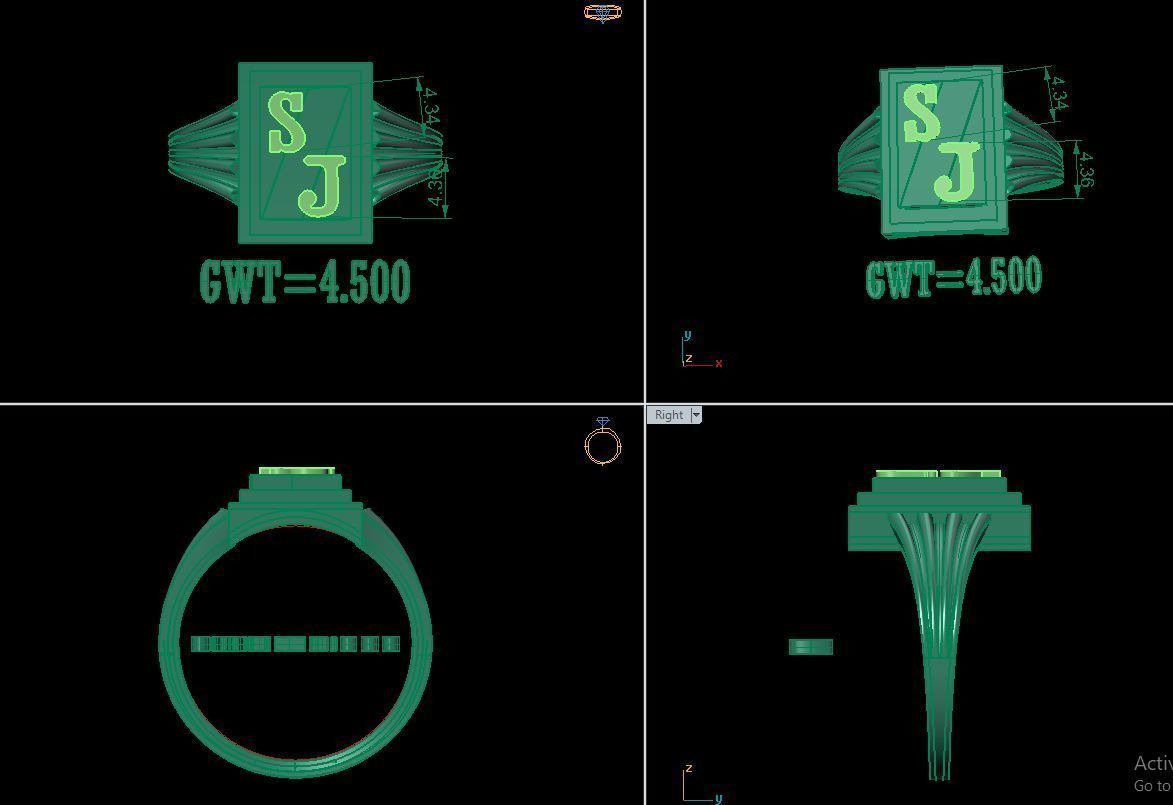 FAASION RING  3D model_4