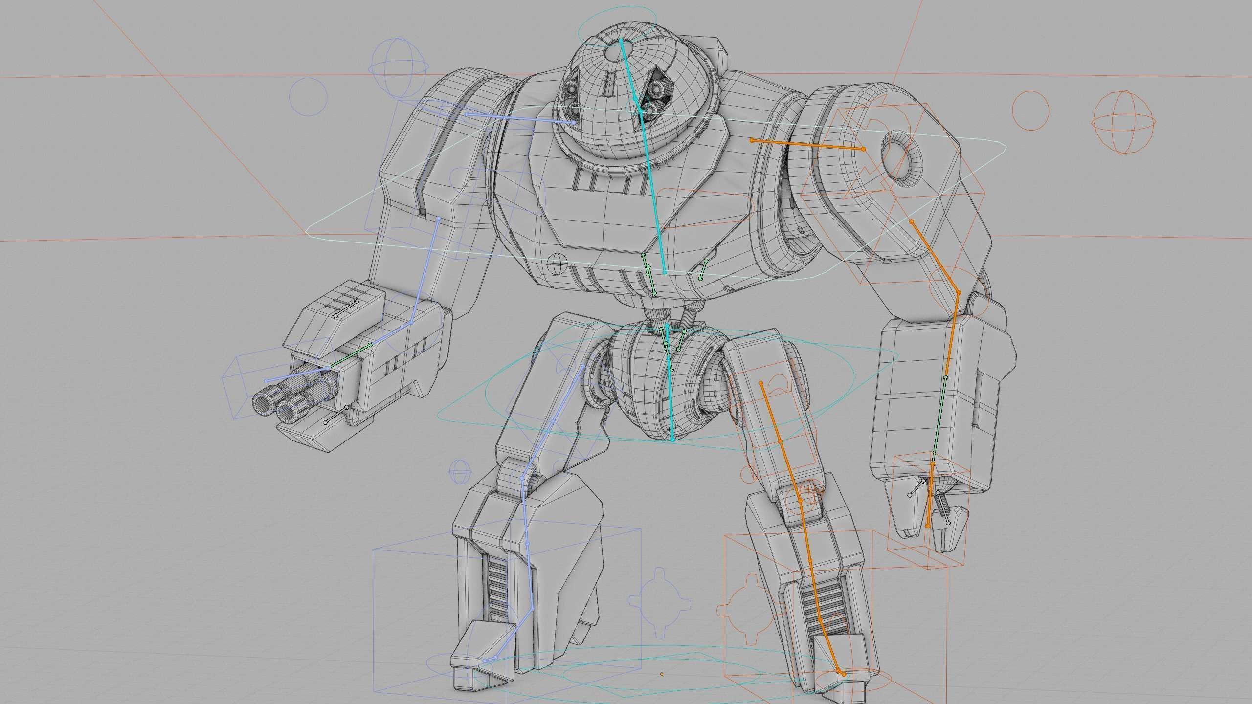 COMBAT DROID ZETH Rigged for Unreal Engine - Unity - MIXAMO 3D model_40