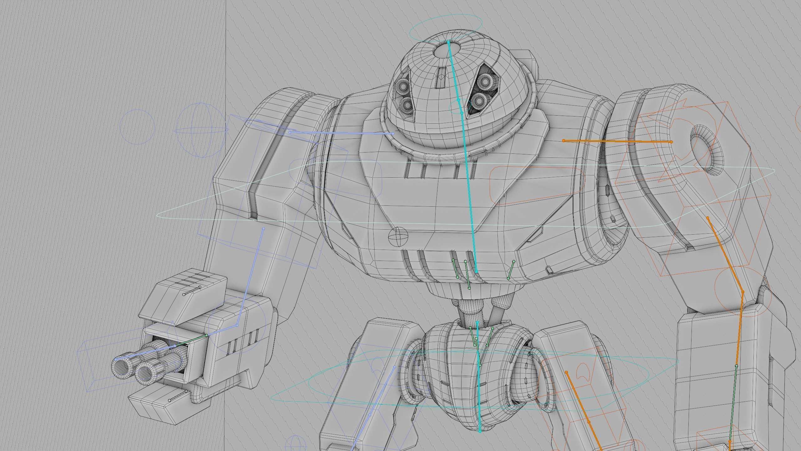 COMBAT DROID ZETH Rigged for Unreal Engine - Unity - MIXAMO 3D model_42