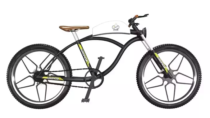 Kronos - A Futuristic Electric Bike Bicycle 3D model