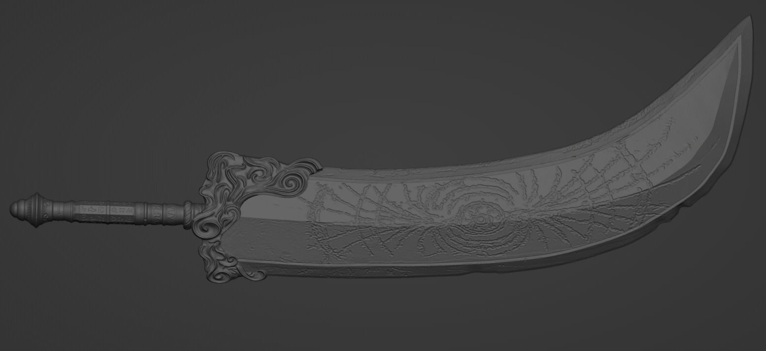Elden Ring The Starscourge Greatsword 3D Print 3D print model_1