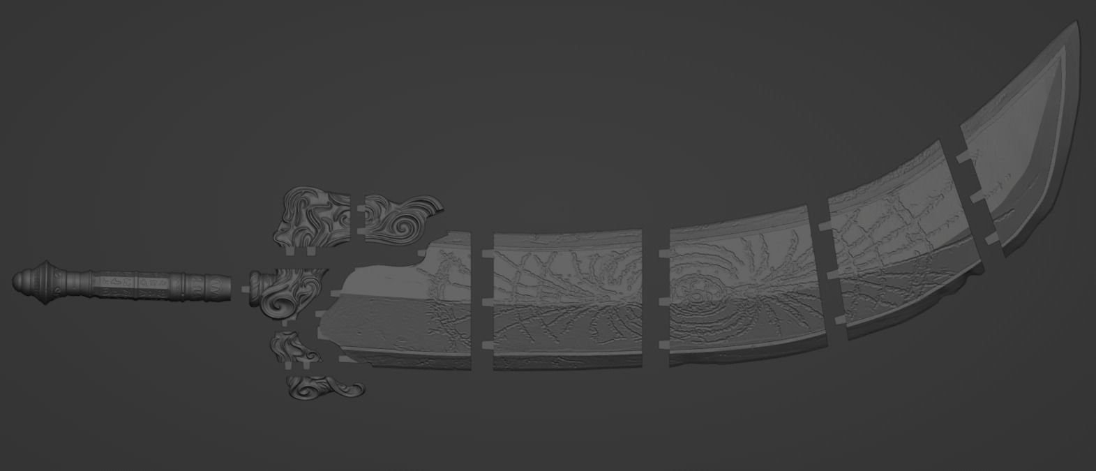 Elden Ring The Starscourge Greatsword 3D Print 3D print model_2
