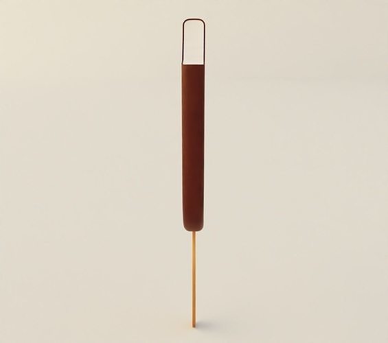 Ice cream on stick 3D model 3D model 5
