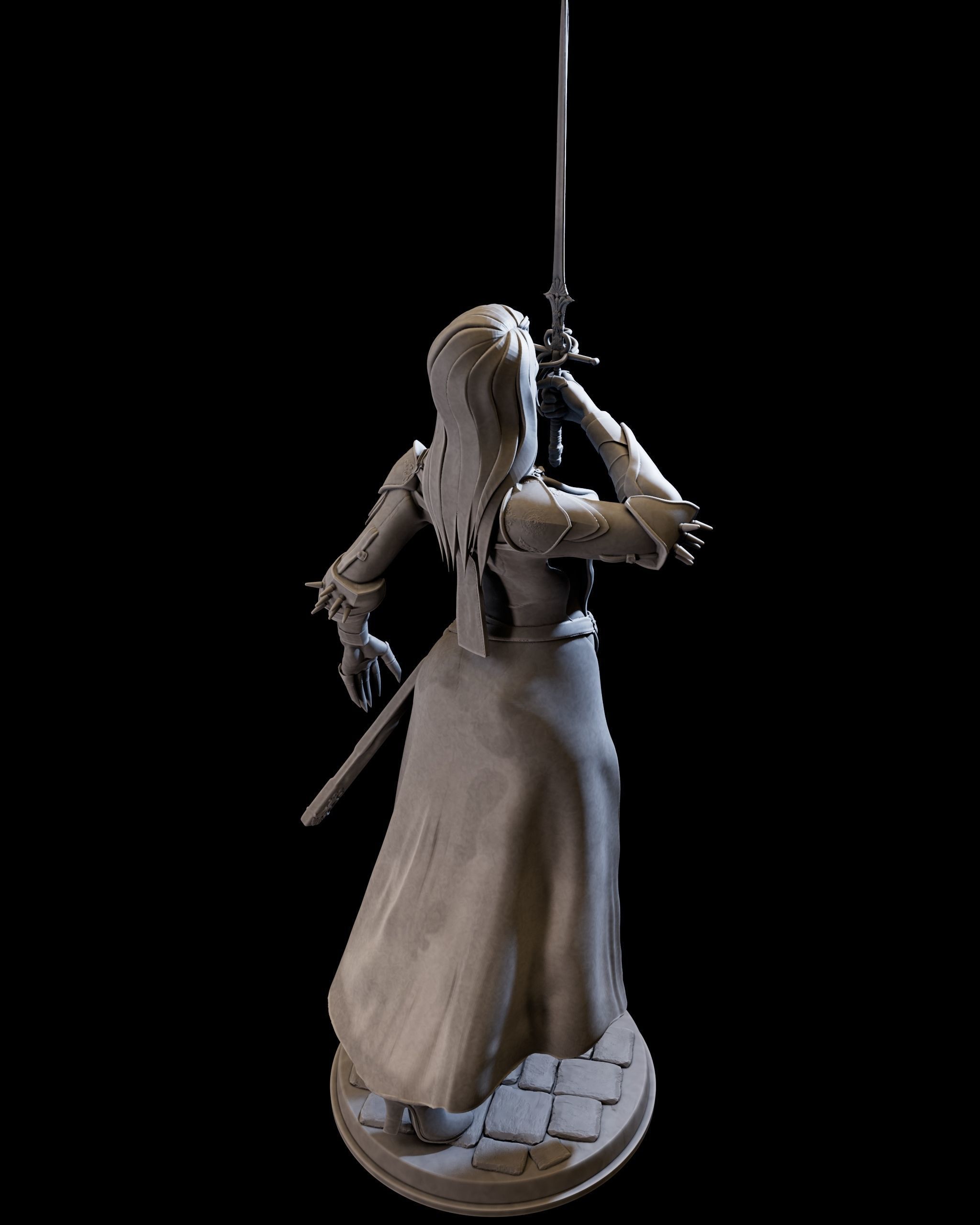 DarkLady 3d print ready 3D print model_17