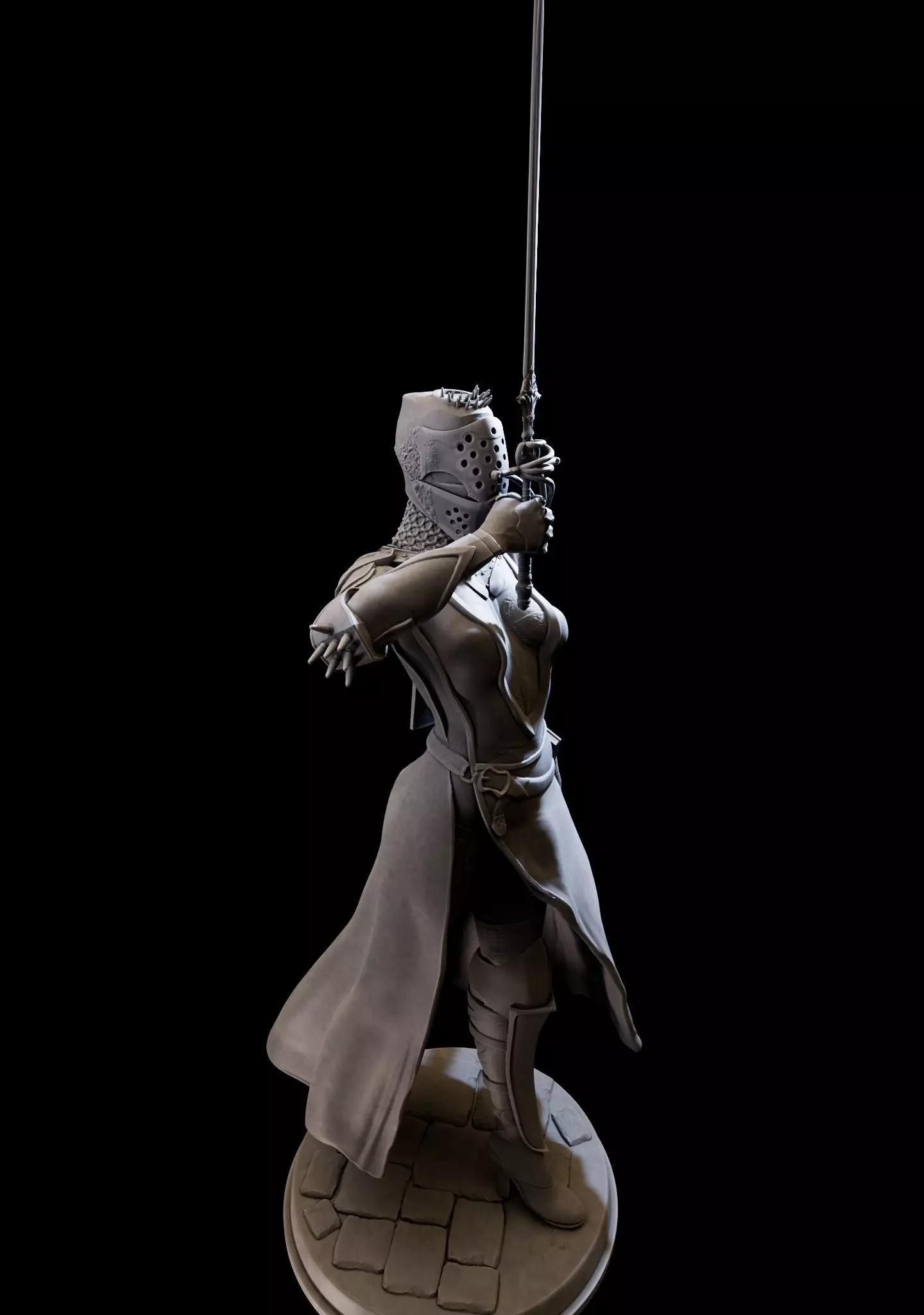DarkLady 3d print ready 3D print model_0