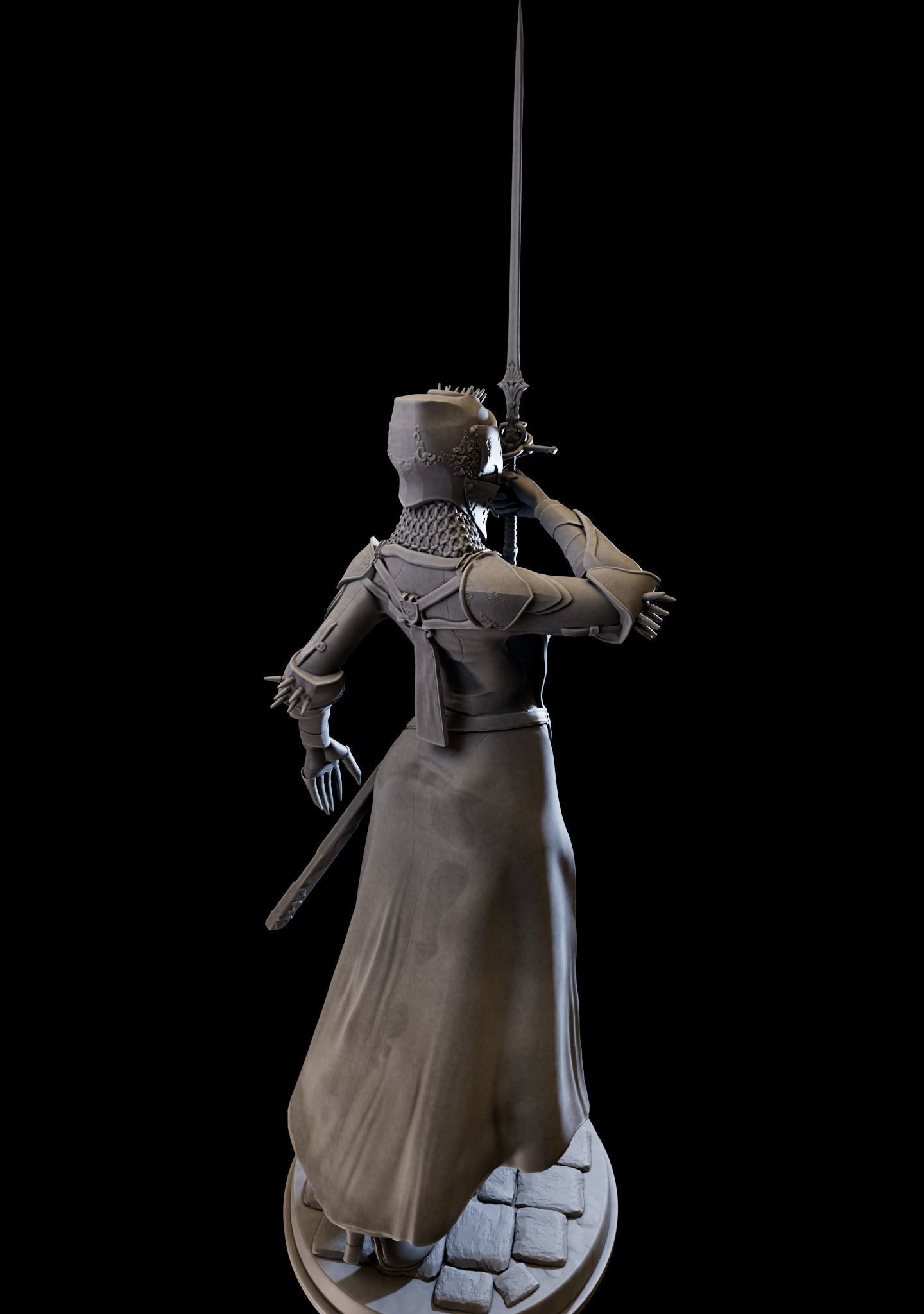 DarkLady 3d print ready 3D print model_18