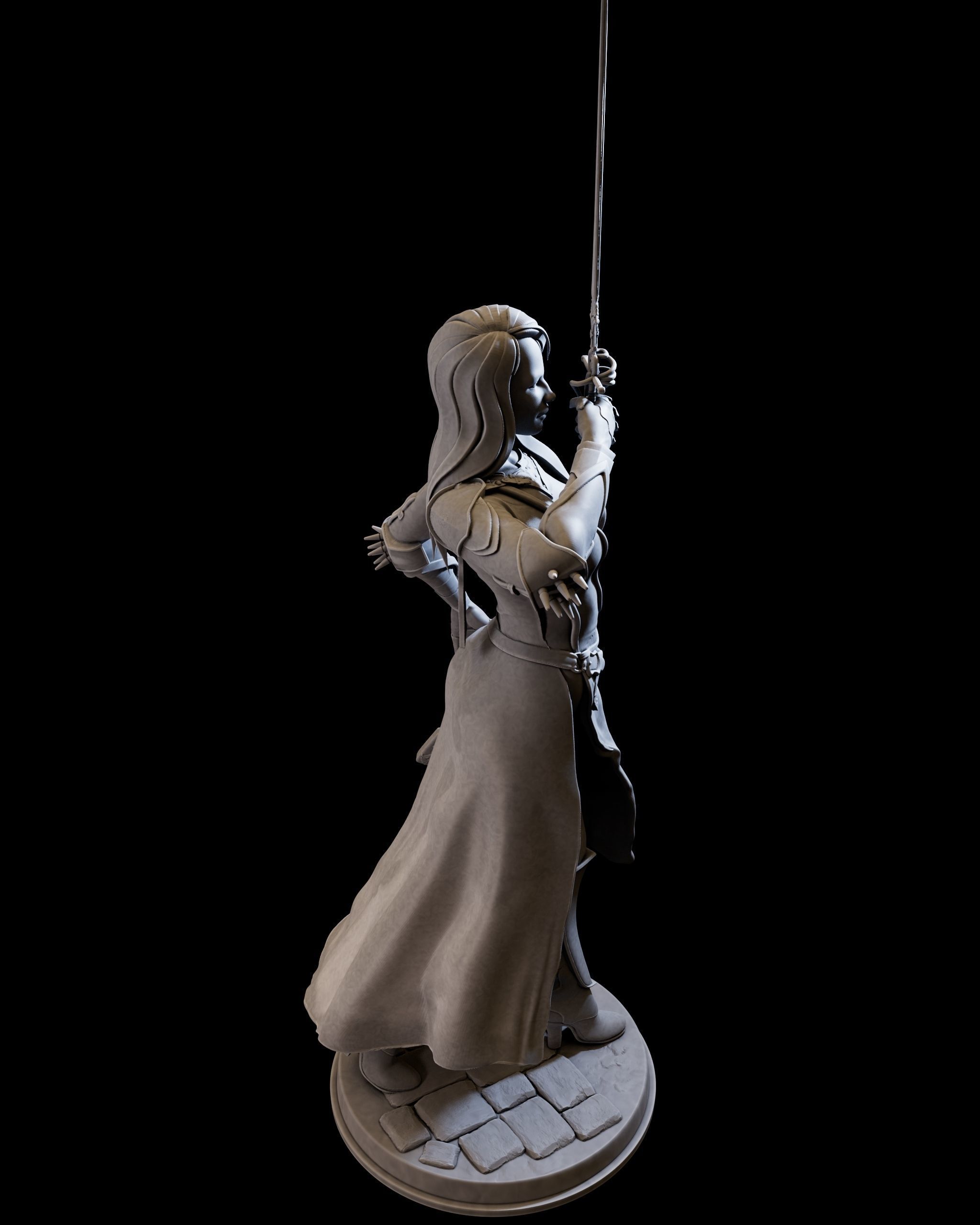 DarkLady 3d print ready 3D print model_20