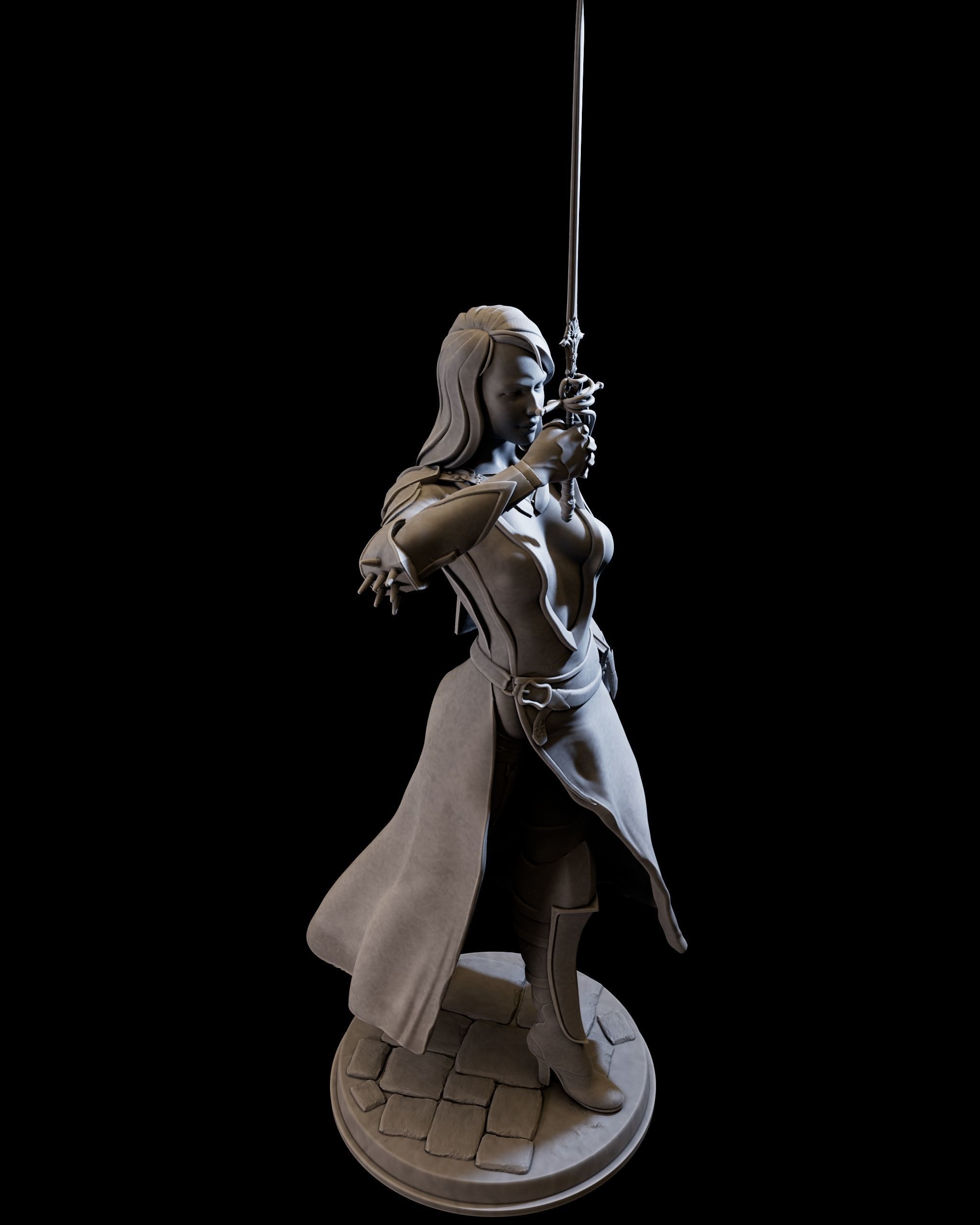 DarkLady 3d print ready 3D print model_23