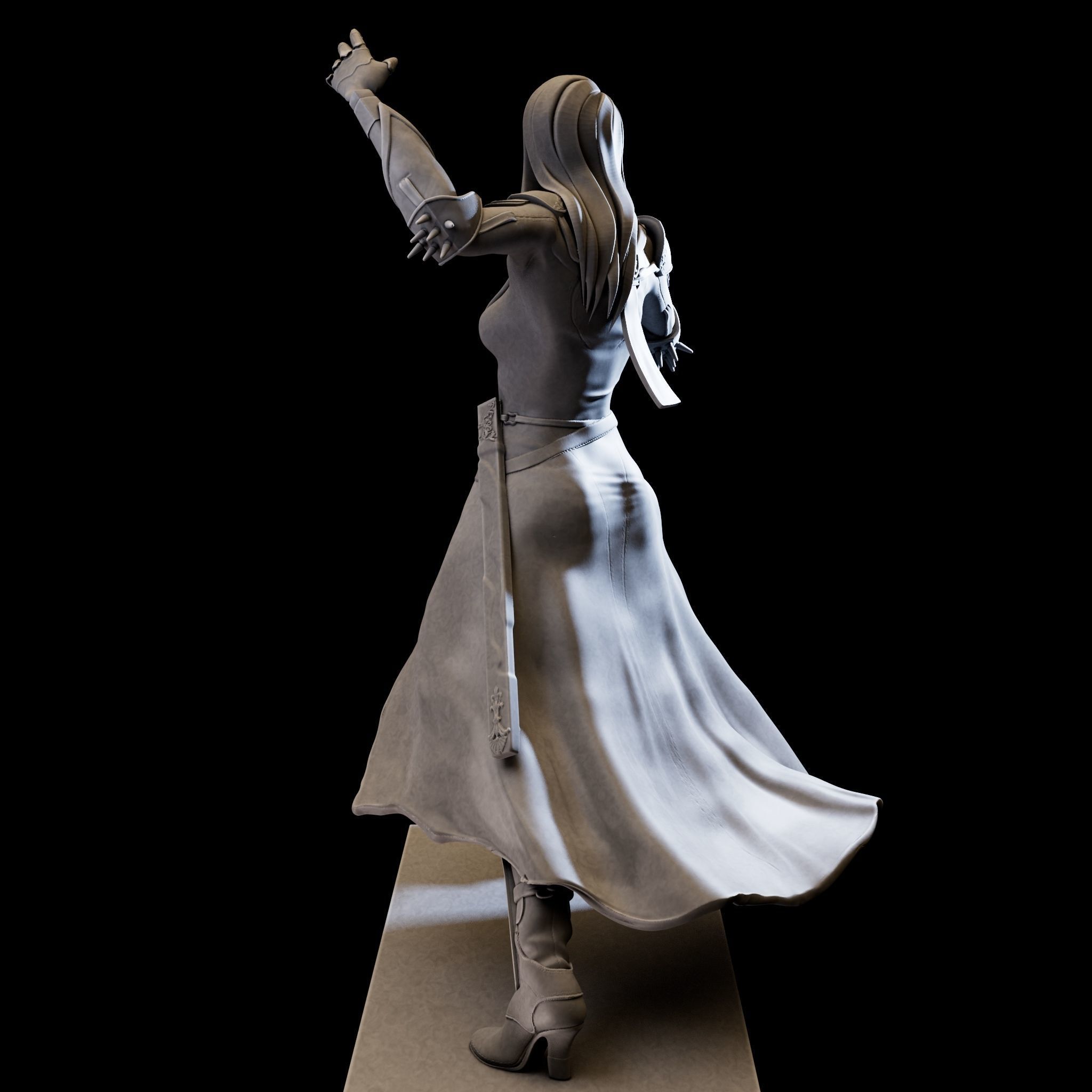 DarkLady 3d print ready 3D print model_16