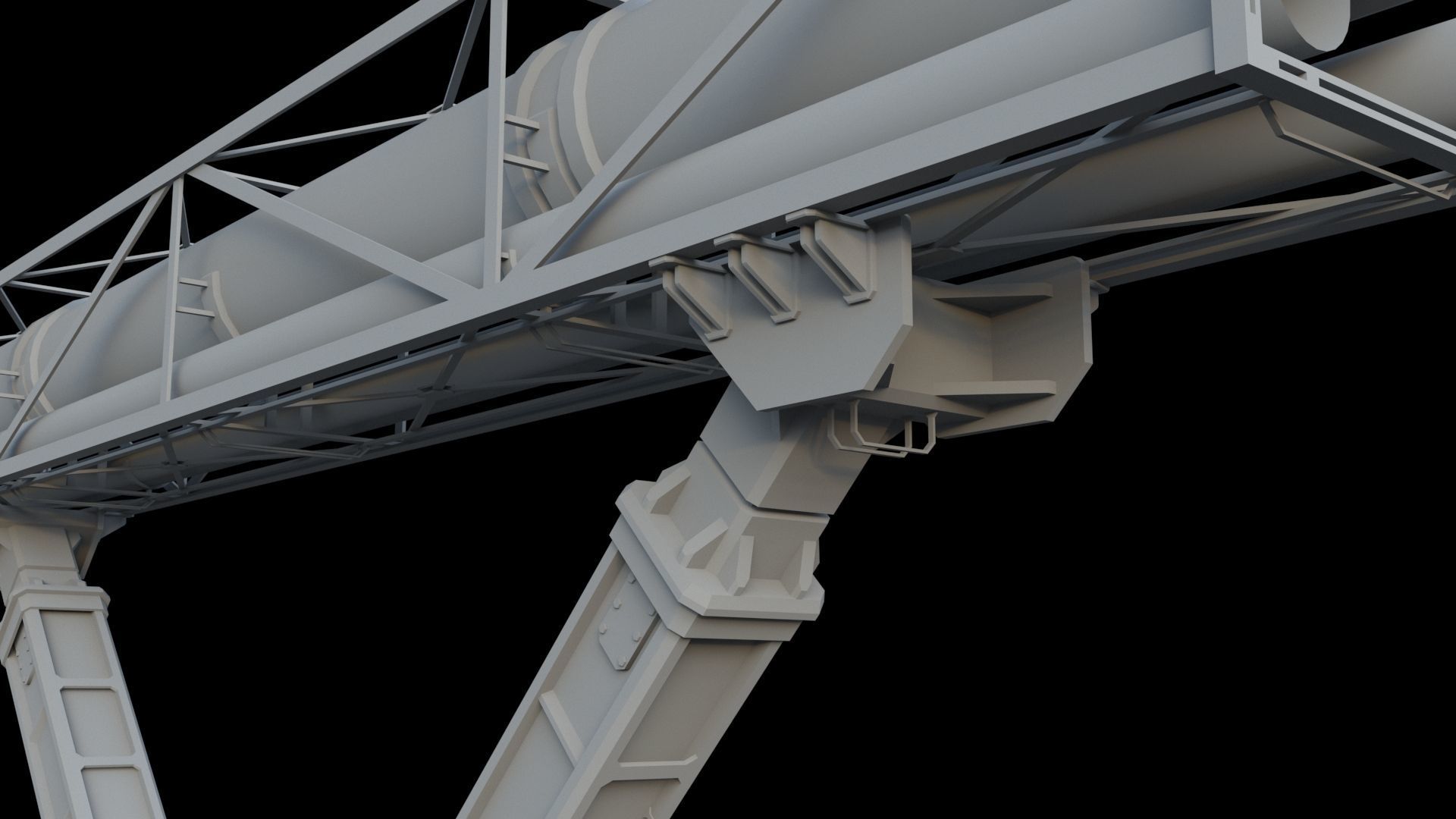 Industrial  structure 3D model_9