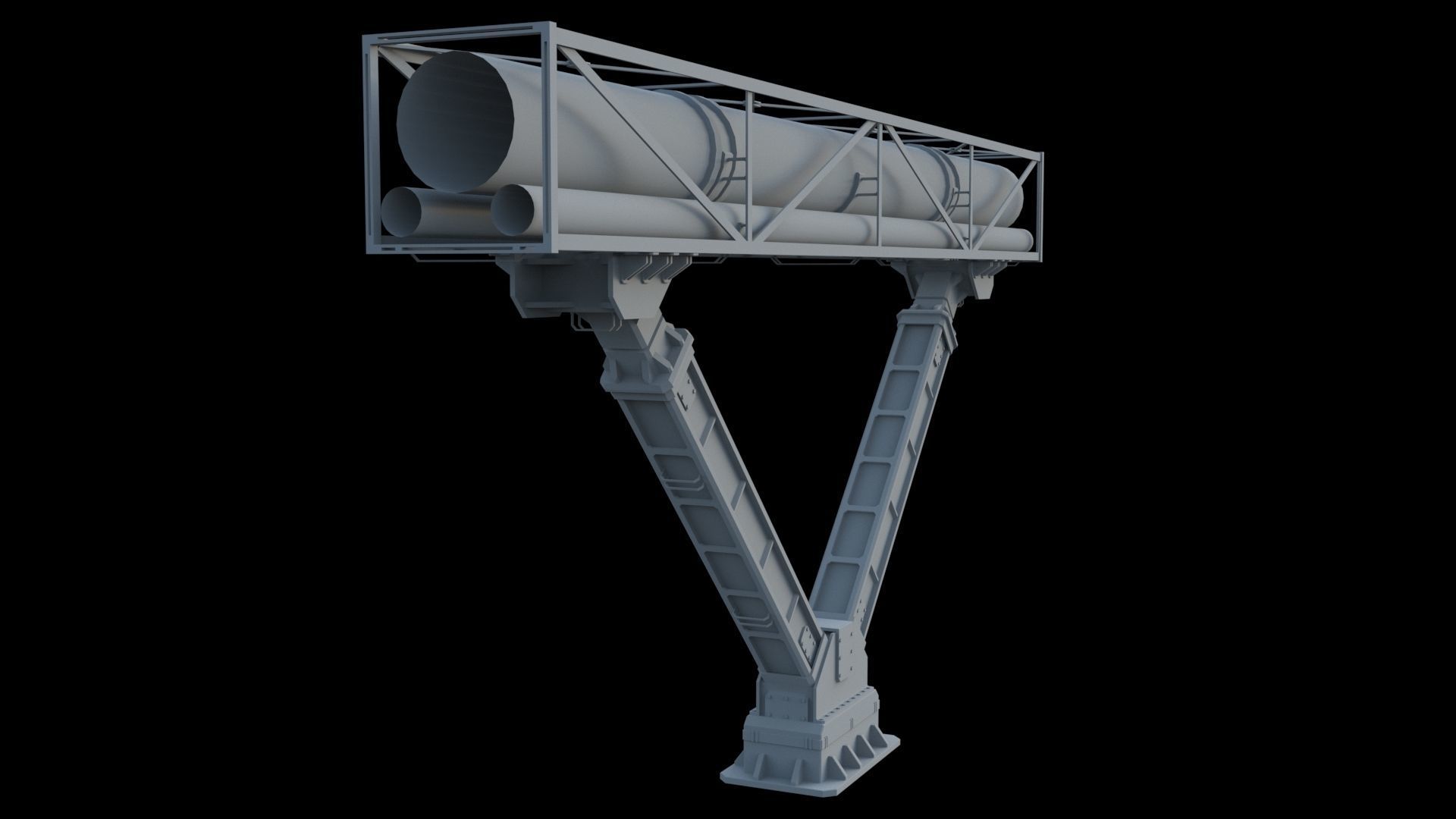 Industrial  structure 3D model_2