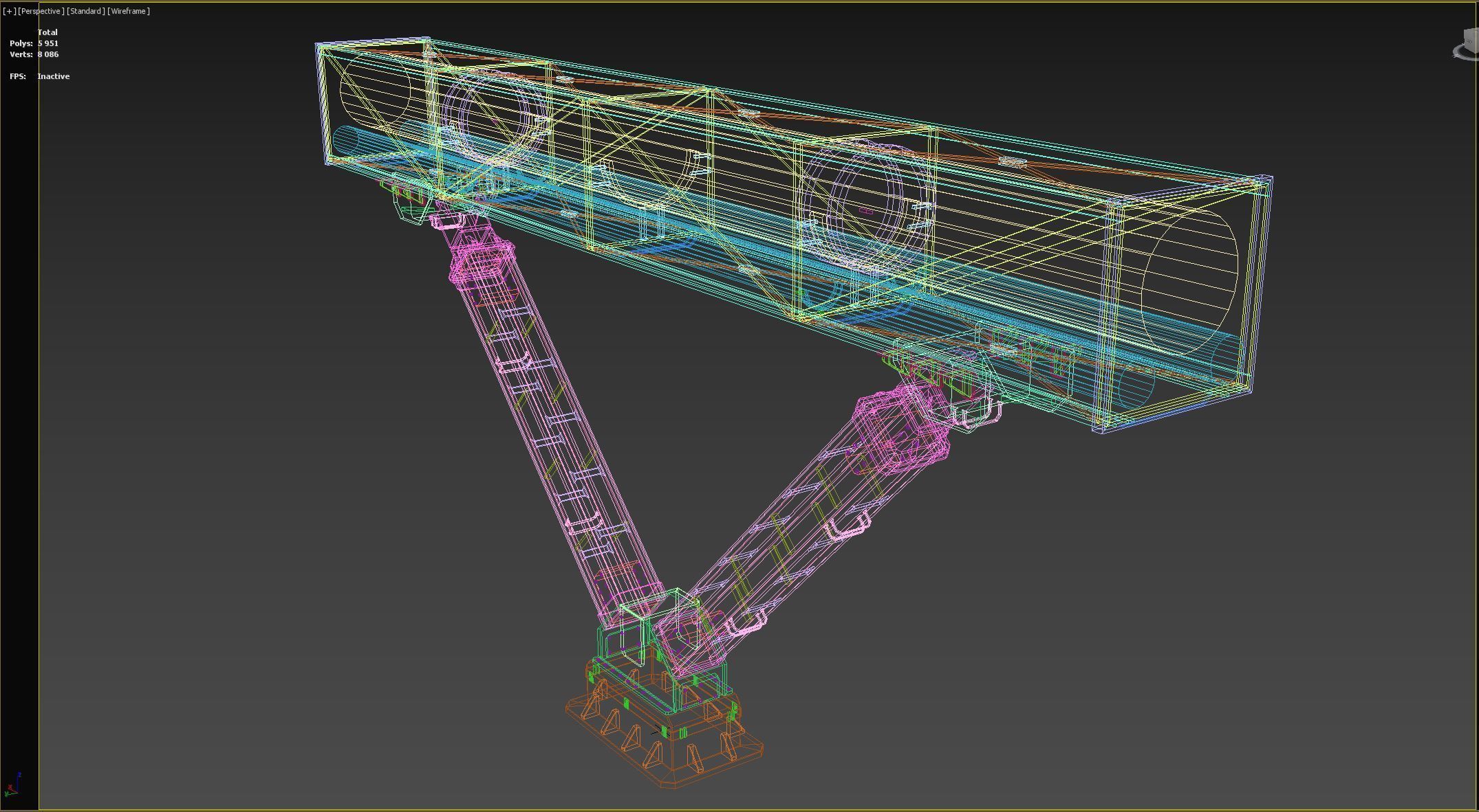 Industrial  structure 3D model_17