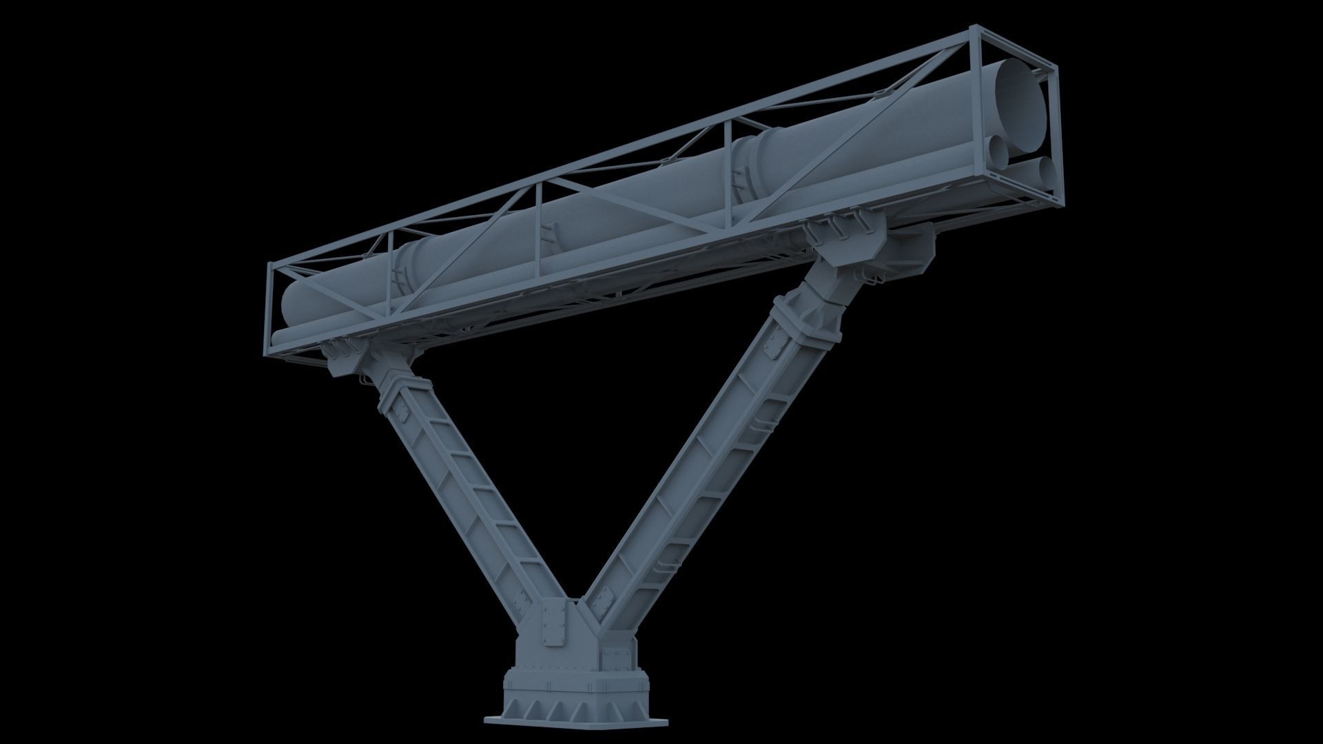 Industrial  structure 3D model_3