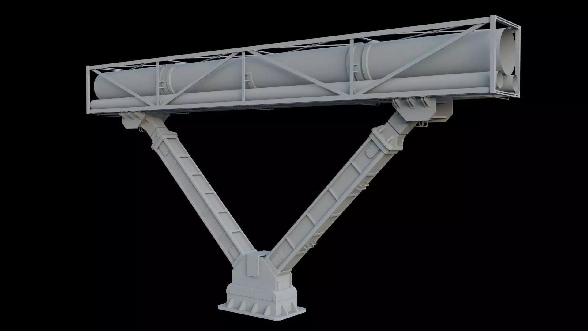 Industrial  structure 3D model_0
