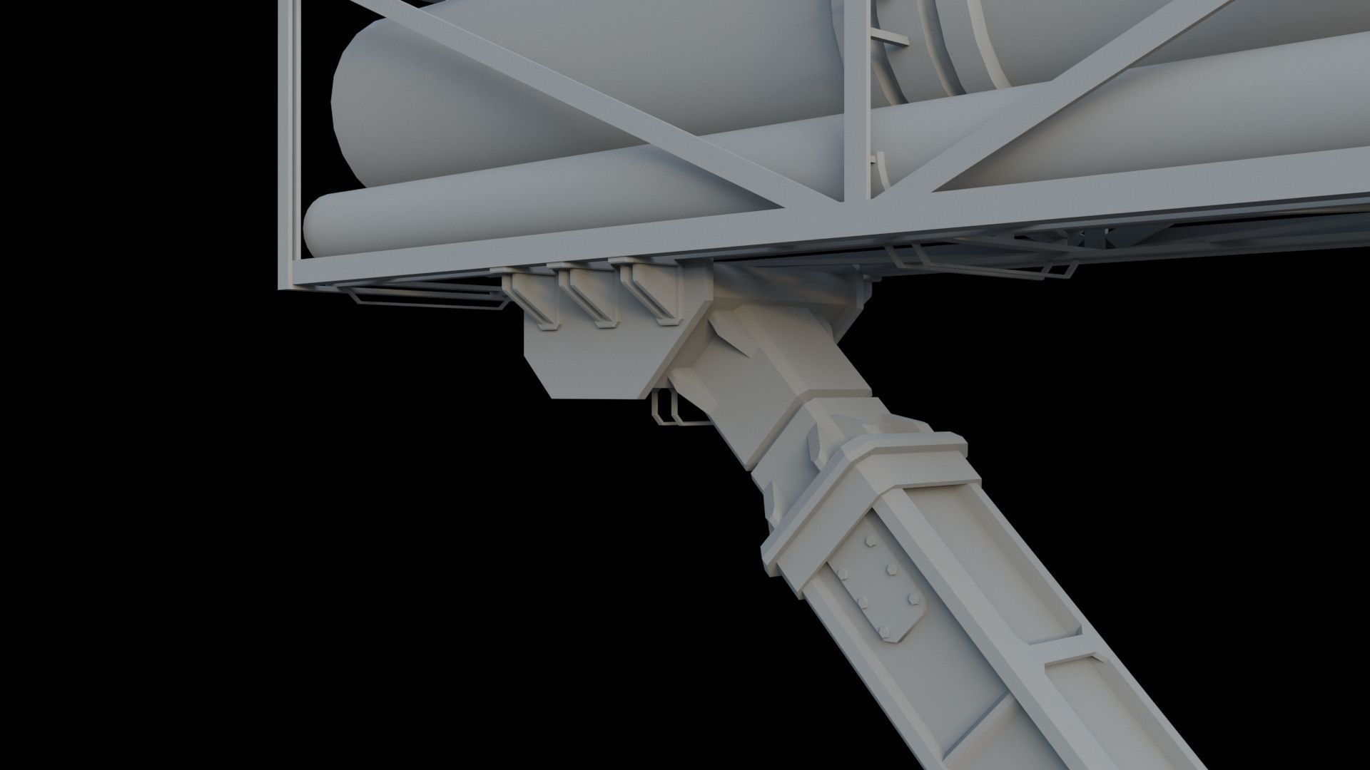 Industrial  structure 3D model_10