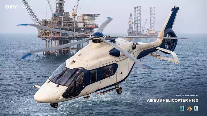 AirBus Helicopter H160 - Detailed Exterior and Interior