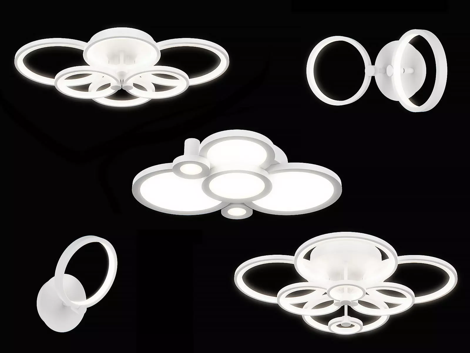 749 Breve Lightstar Collection of Modern LED Lamps White _0