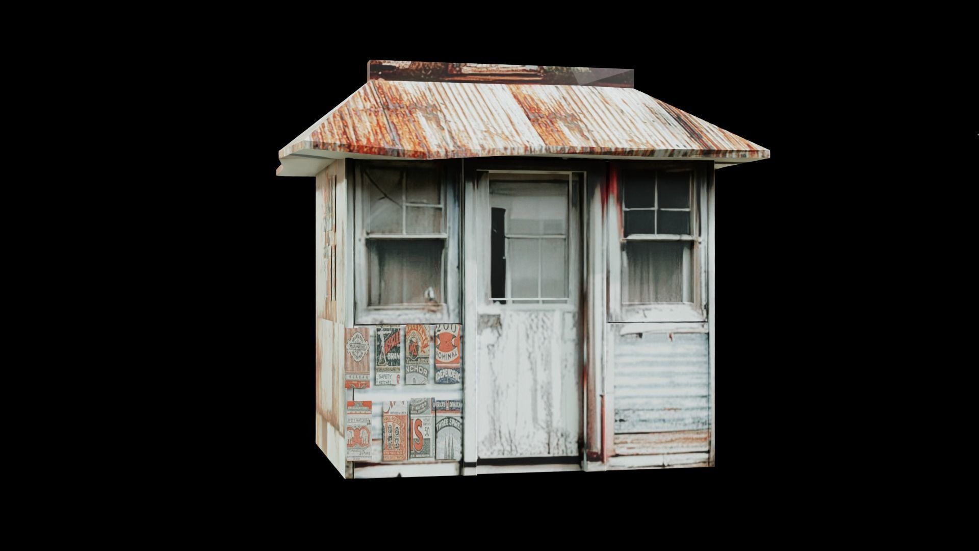 Old Building collection V2 Low-poly 3D model_15