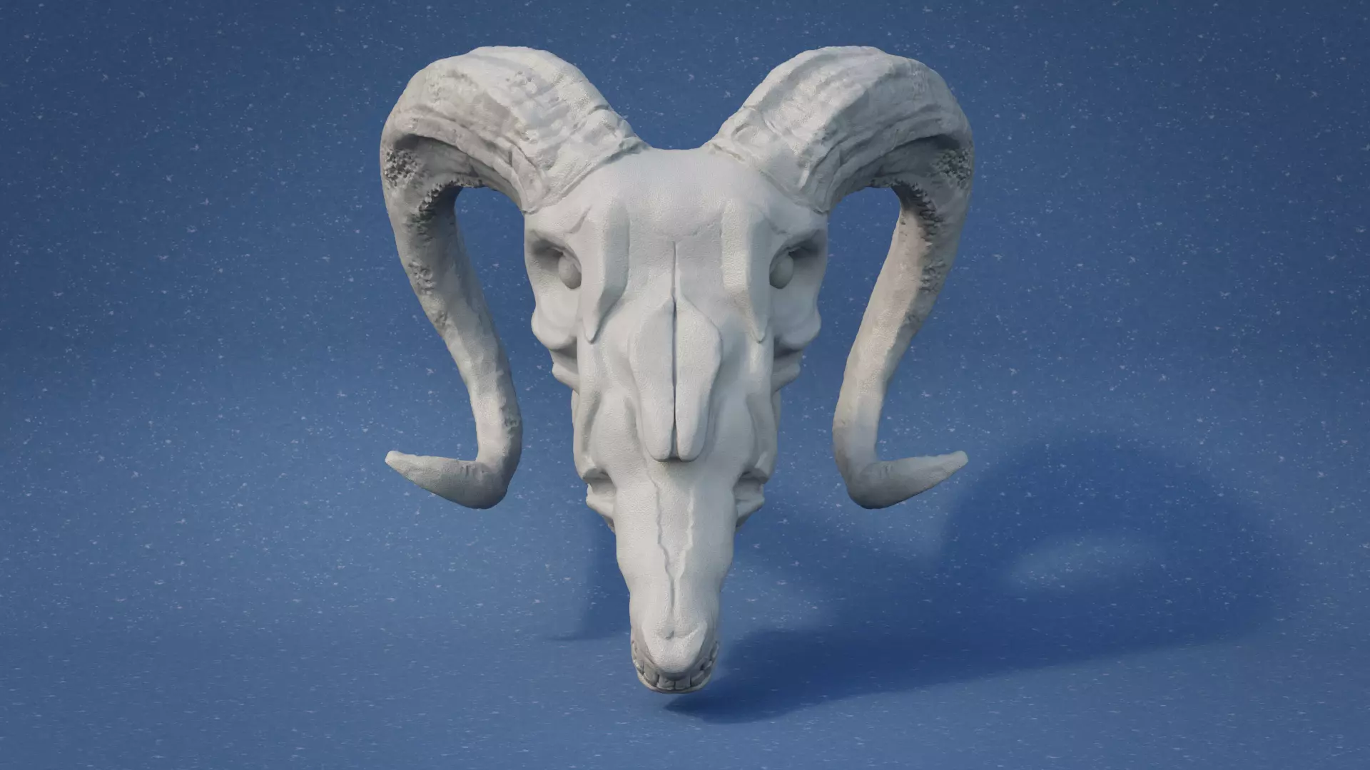 Goat Skull 3D print model