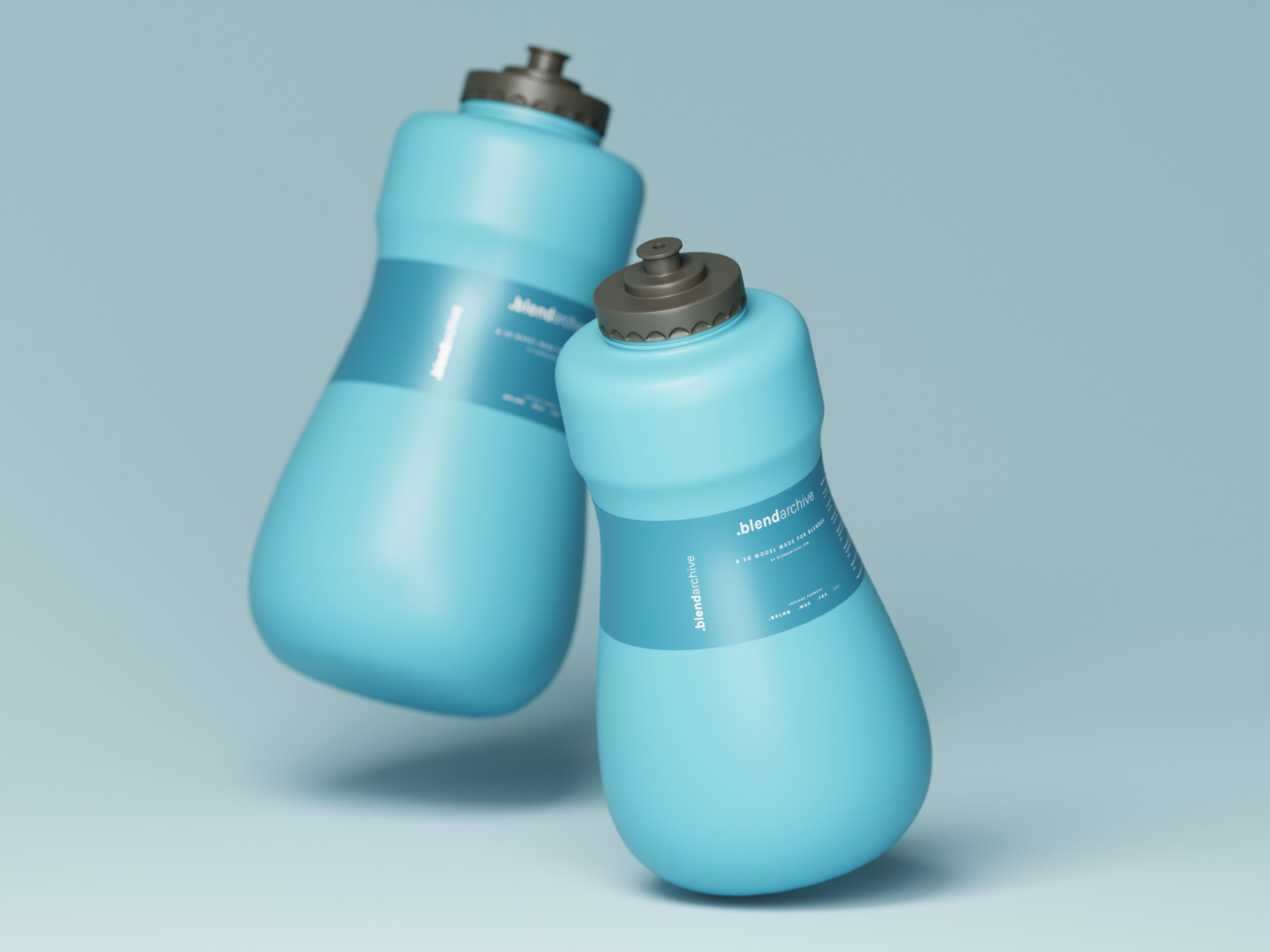 Cosmetic or Liquid Product Bottle 3D Model Low-poly 3D model_7