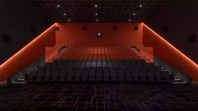 cinema IMAX 3D model
