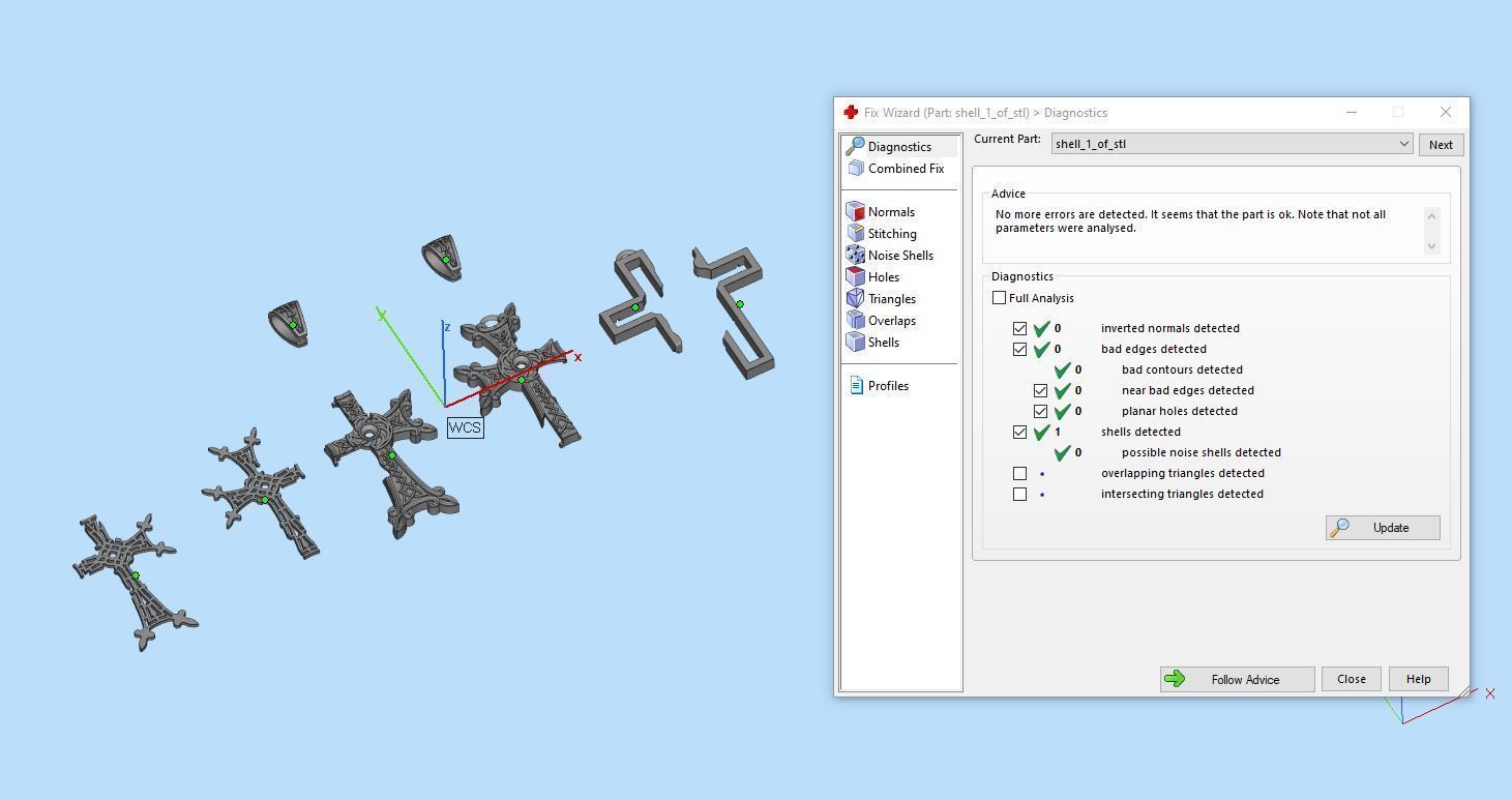 Armenian Cross Pendant  3D print model_5