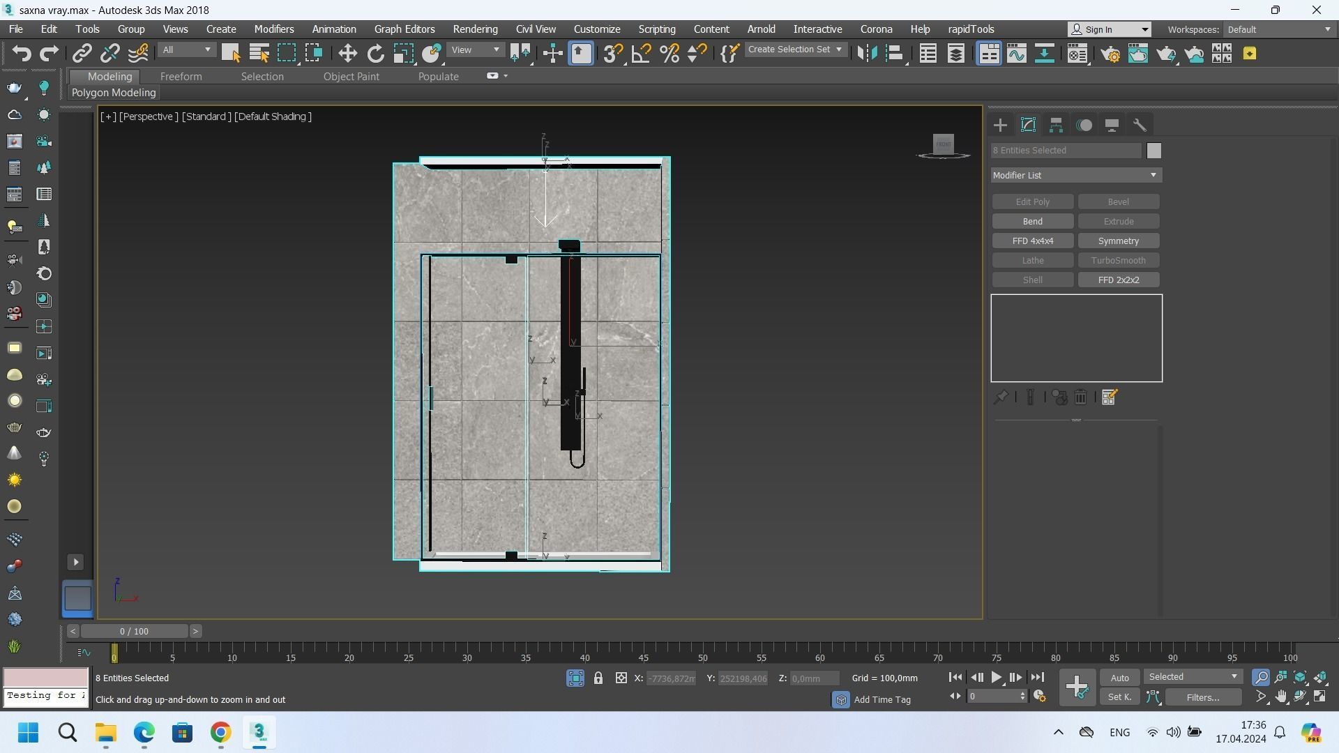 Shower Cabin Zest 3D model_8