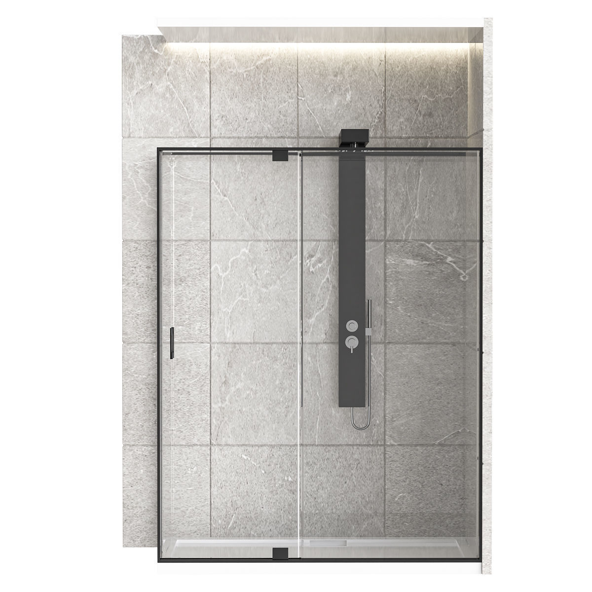 Shower Cabin Zest 3D model_2