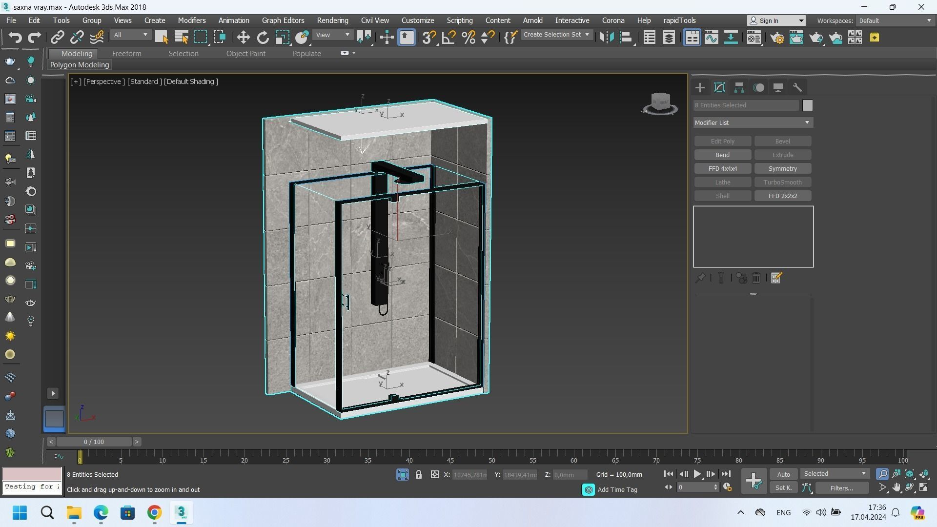 Shower Cabin Zest 3D model_6