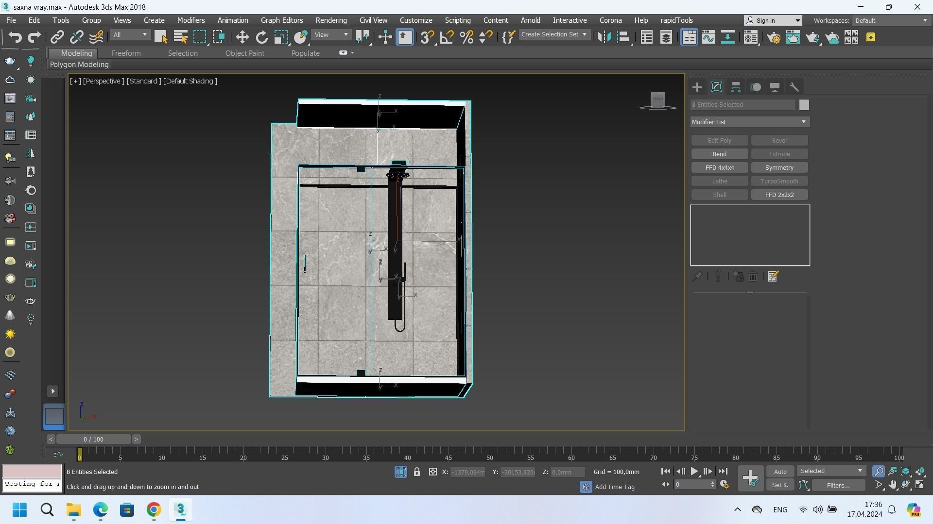 Shower Cabin Zest 3D model_10