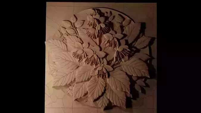 Witch Hazel CNC 3d Print High Relief Sand Casting