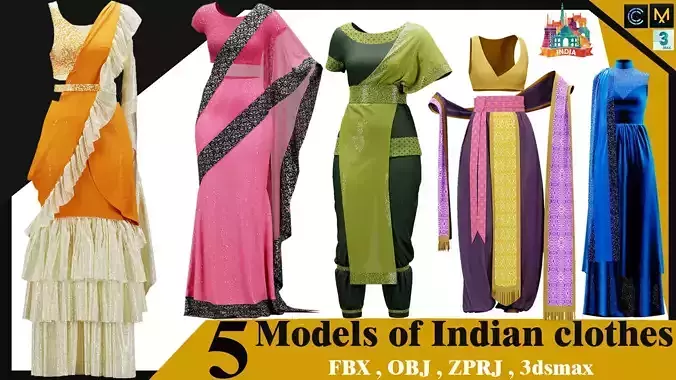 Indian traditional dress design
