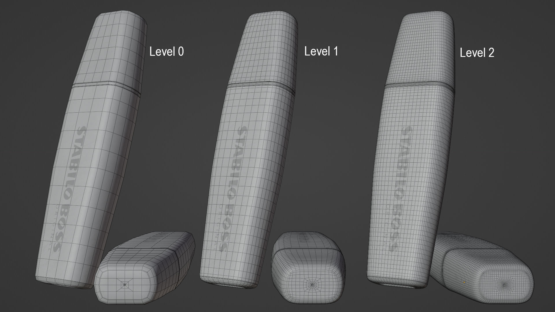 Highlighter 3D model_5