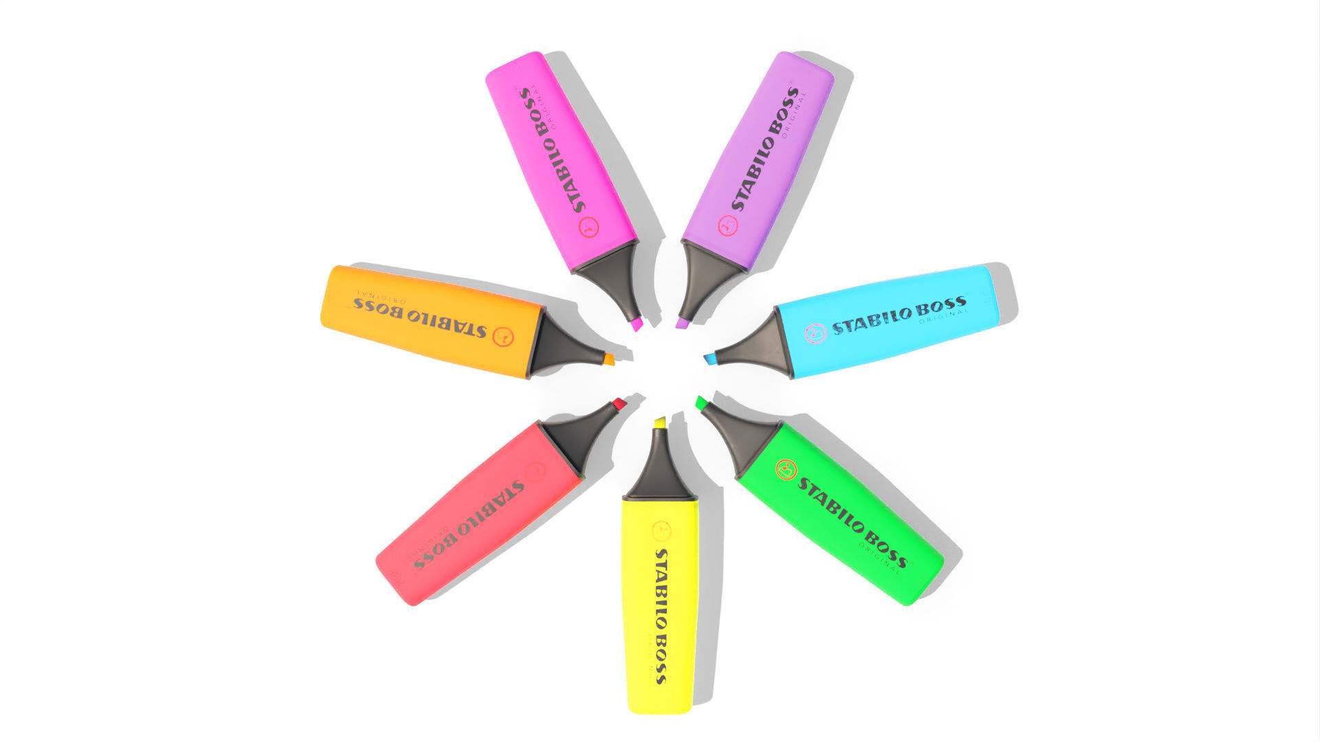 Highlighter 3D model_2