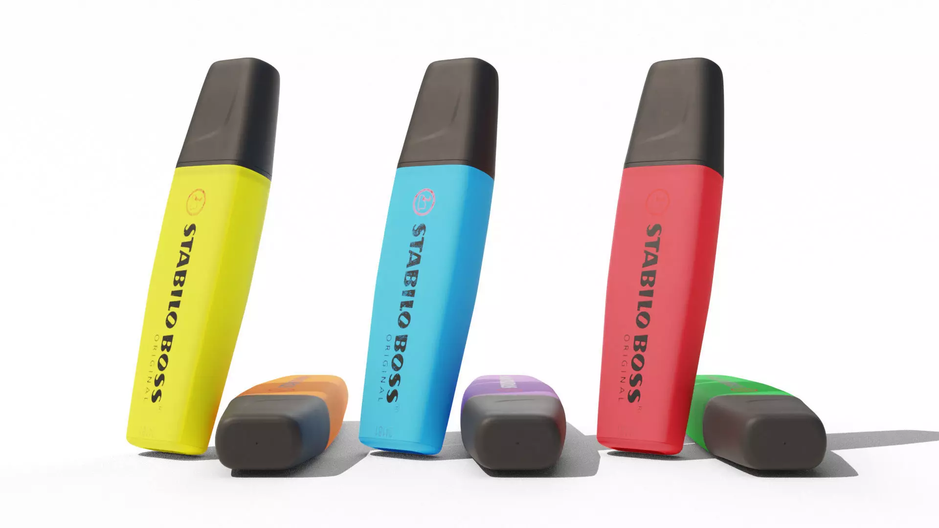 Highlighter 3D model_0