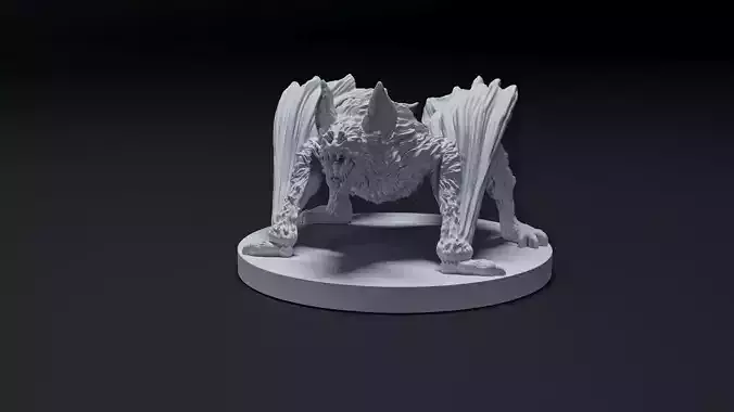 bat animal 3D print model