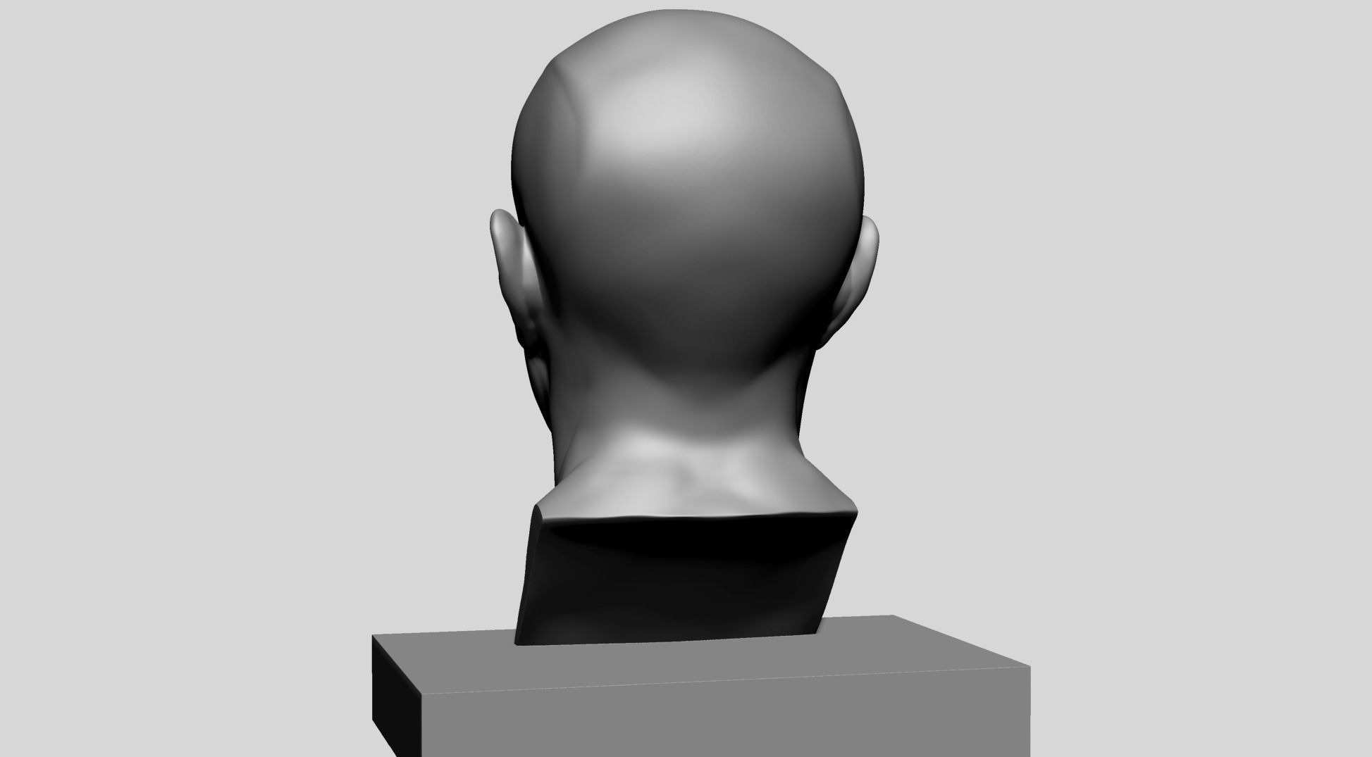 Male Head Printable C 3D print model_5