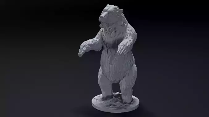 bear animal 3D print model