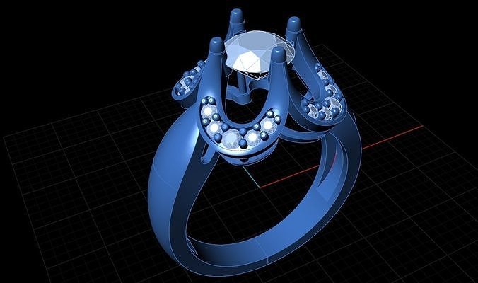 Women Ring 3D print model