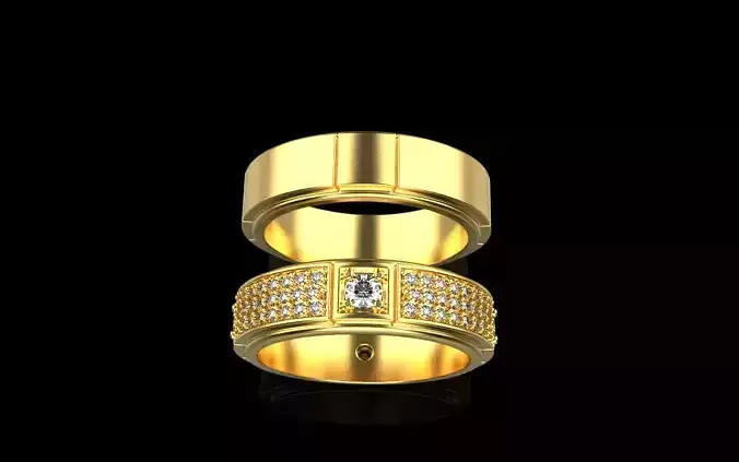 Wedding ring model 809